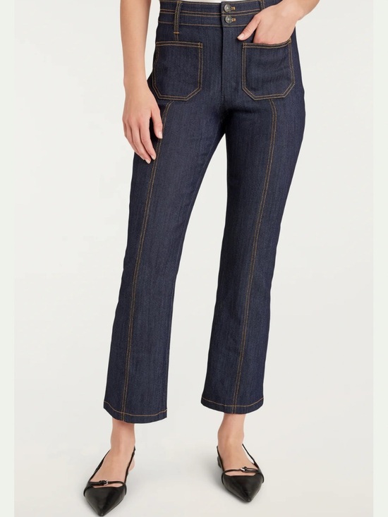 cinq a sept Denim - Cinq à Sept Dorothea Jeans in Indigo Denim Straight Cropped Jeans sz 6